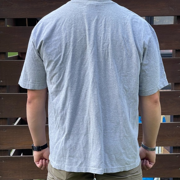 Vintage Tommy Hilfiger Oversized Logo T-Shirt Grey Size XL - Picture 3 of 5